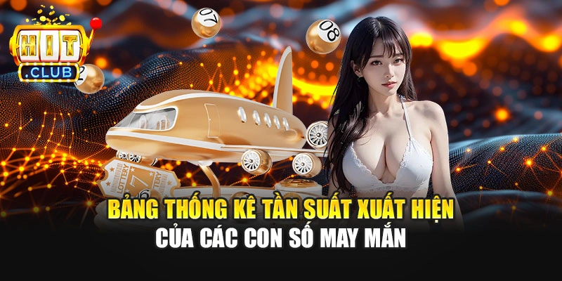 Bảng thống kê tần suất xuất hiện của các con số may mắn