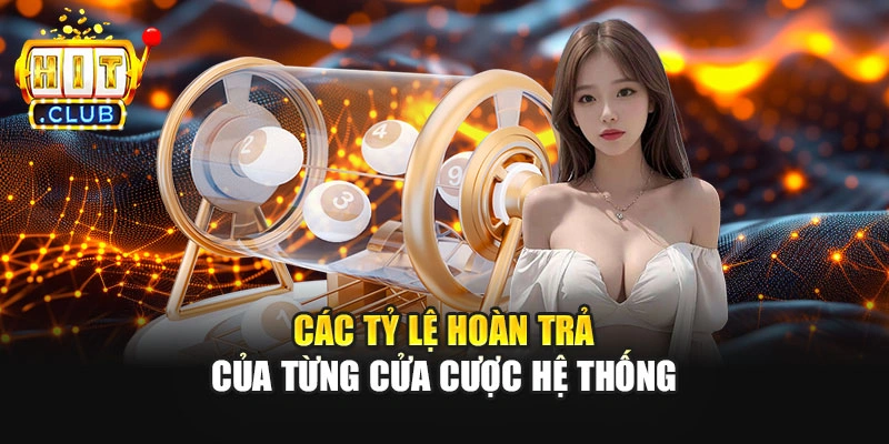 Các tỷ lệ hoàn trả của từng cửa cược hệ thống